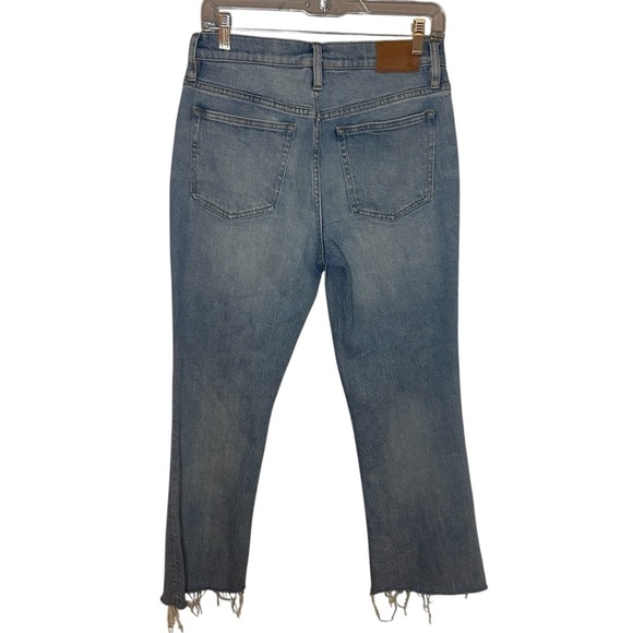 J.Crew Demi Boot Crop Jeans Button Fly Blue size 28 - Picture 3 of 11